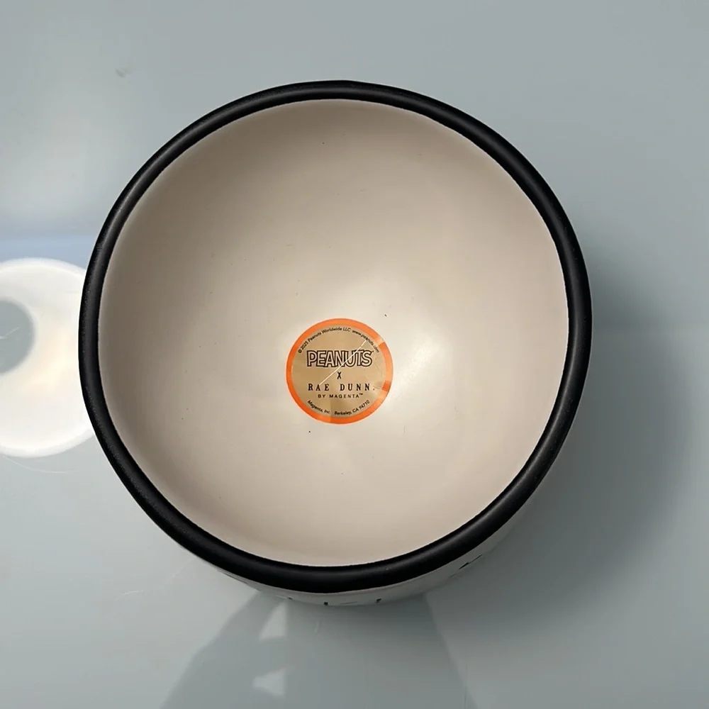 NWT Rae Dunn x Peanuts Halloween Dog Dish